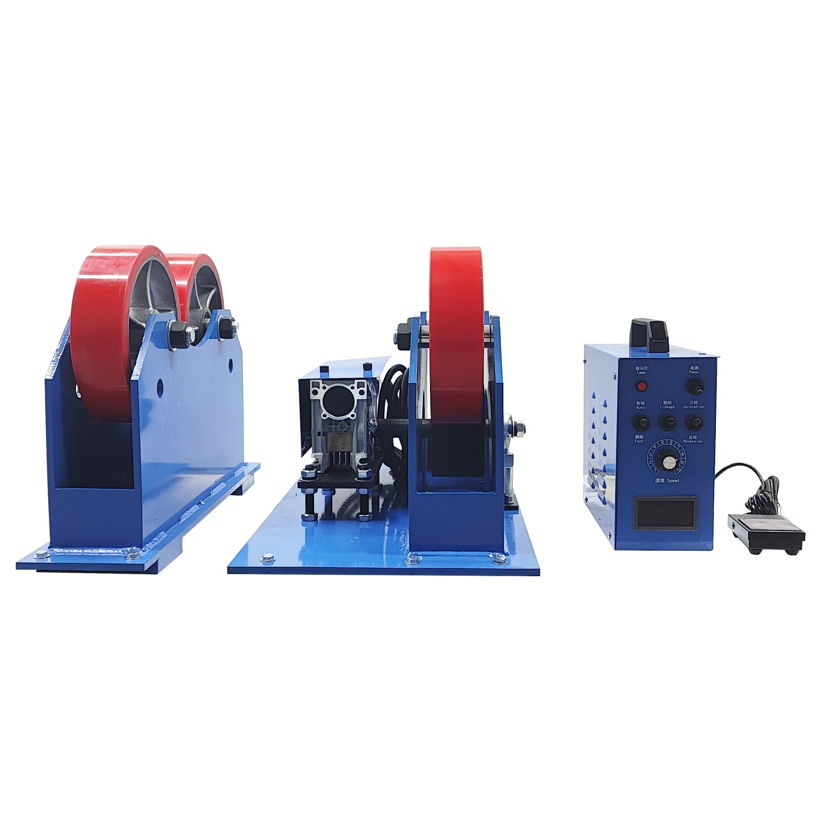110V 2Ton Digital Display Welding Roller Rack Welding Benches Positioner