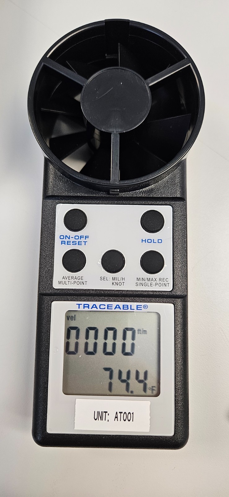 Anemometer / Thermometer Traceable 4331 / Wind meter / Air flow meter