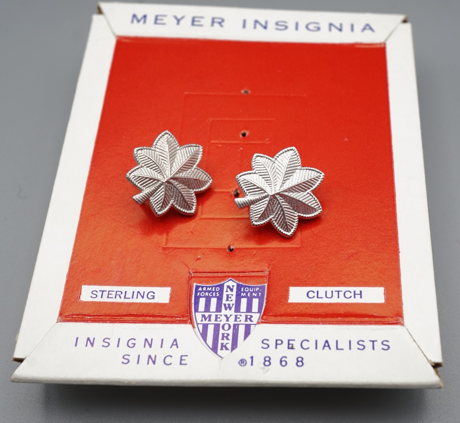 Vietnam War Sterling Army Lieutenant Colonel Insignia Set With Box by Meyer