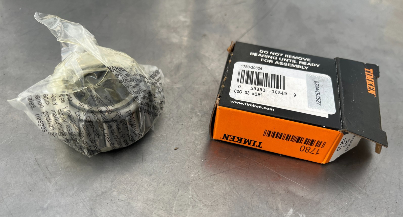 1780 Genuine TIMKEN BEARING CONE