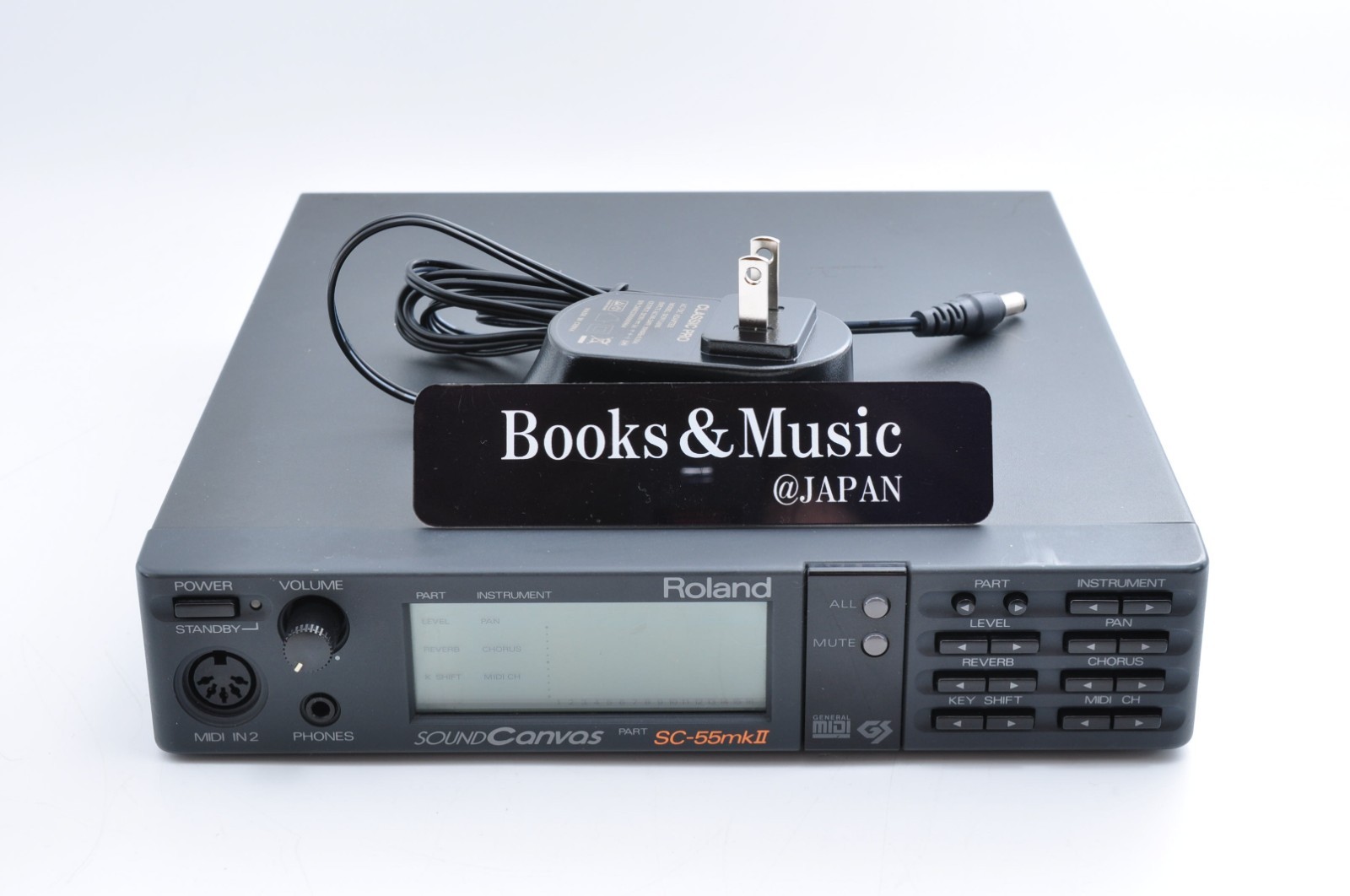 Roland SC-55 mkII SOUND Canvas Made in Japan 1993 w/Adapter Workingz AF54905