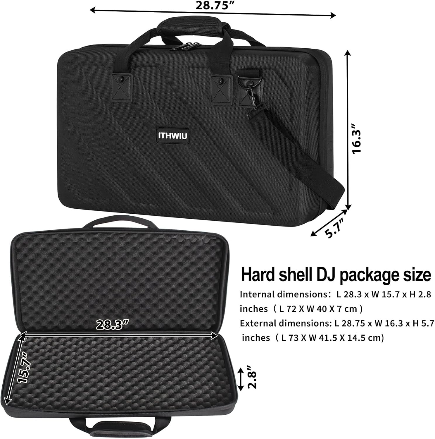 Pioneer DDJ 1000/1000SRT Lightweight Hard Case - Durable DJ Controller Storage