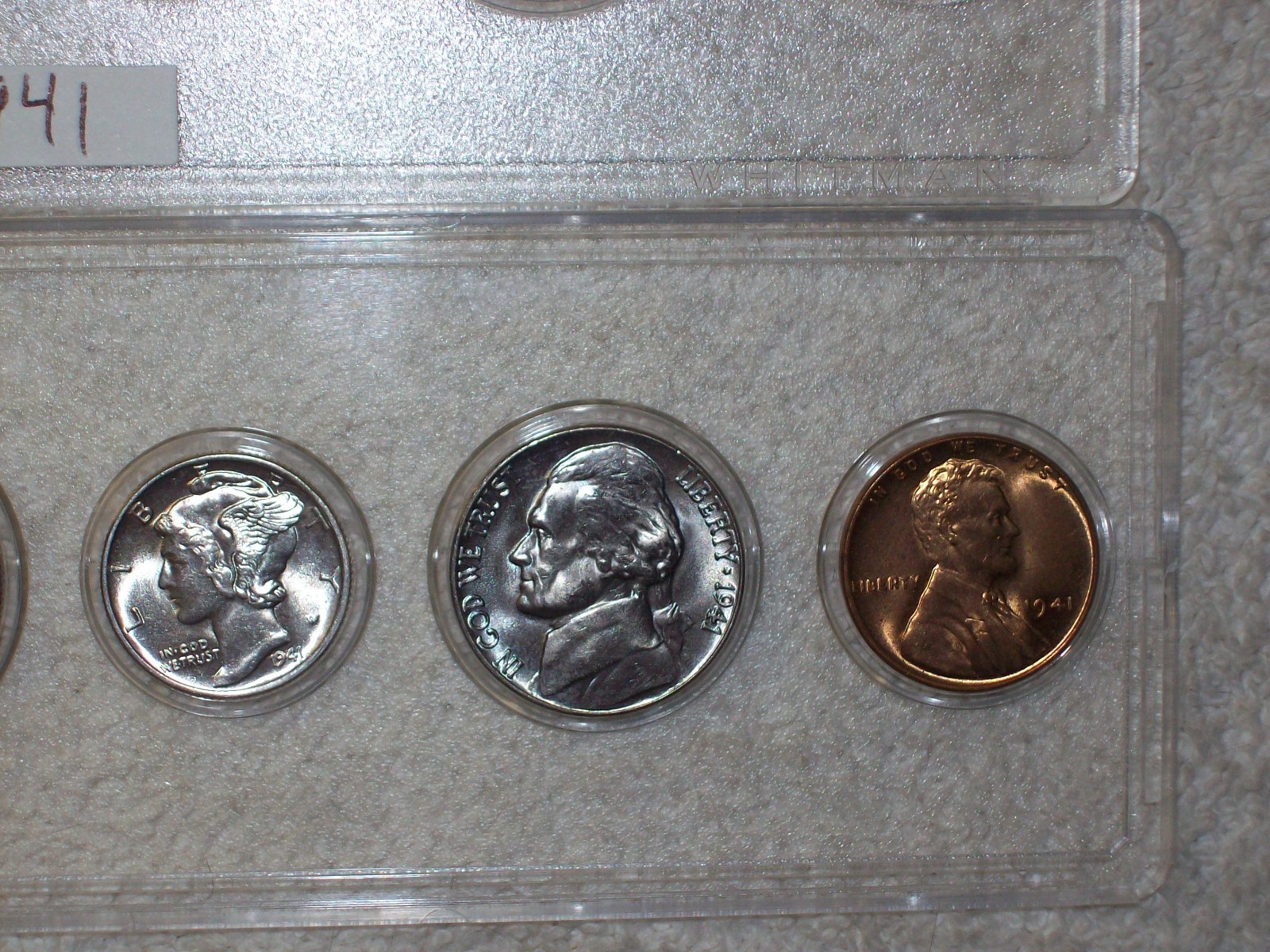 1941 MINT SET UNCIRCULATED PHILADELPHIA MINT