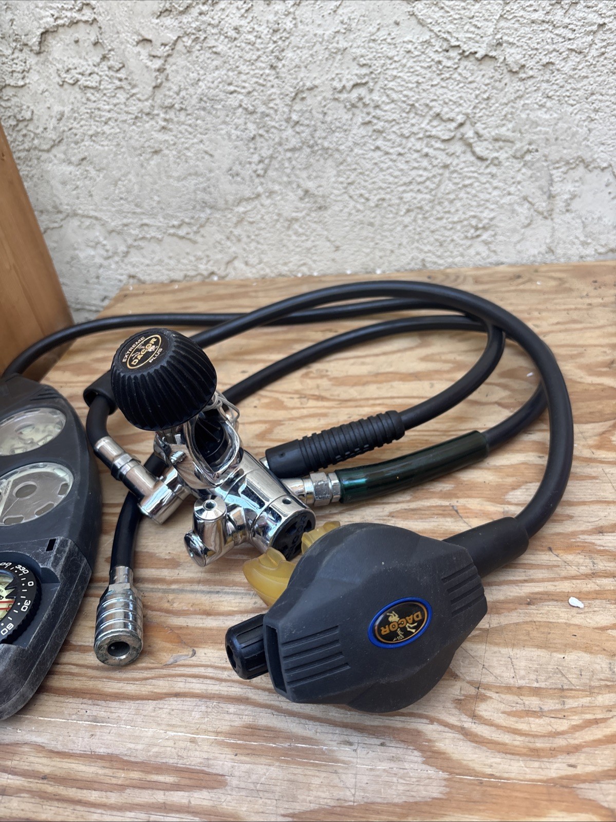 DACOR Digital/analog Gauge Scuba Diving Extreme Plus Regulator set