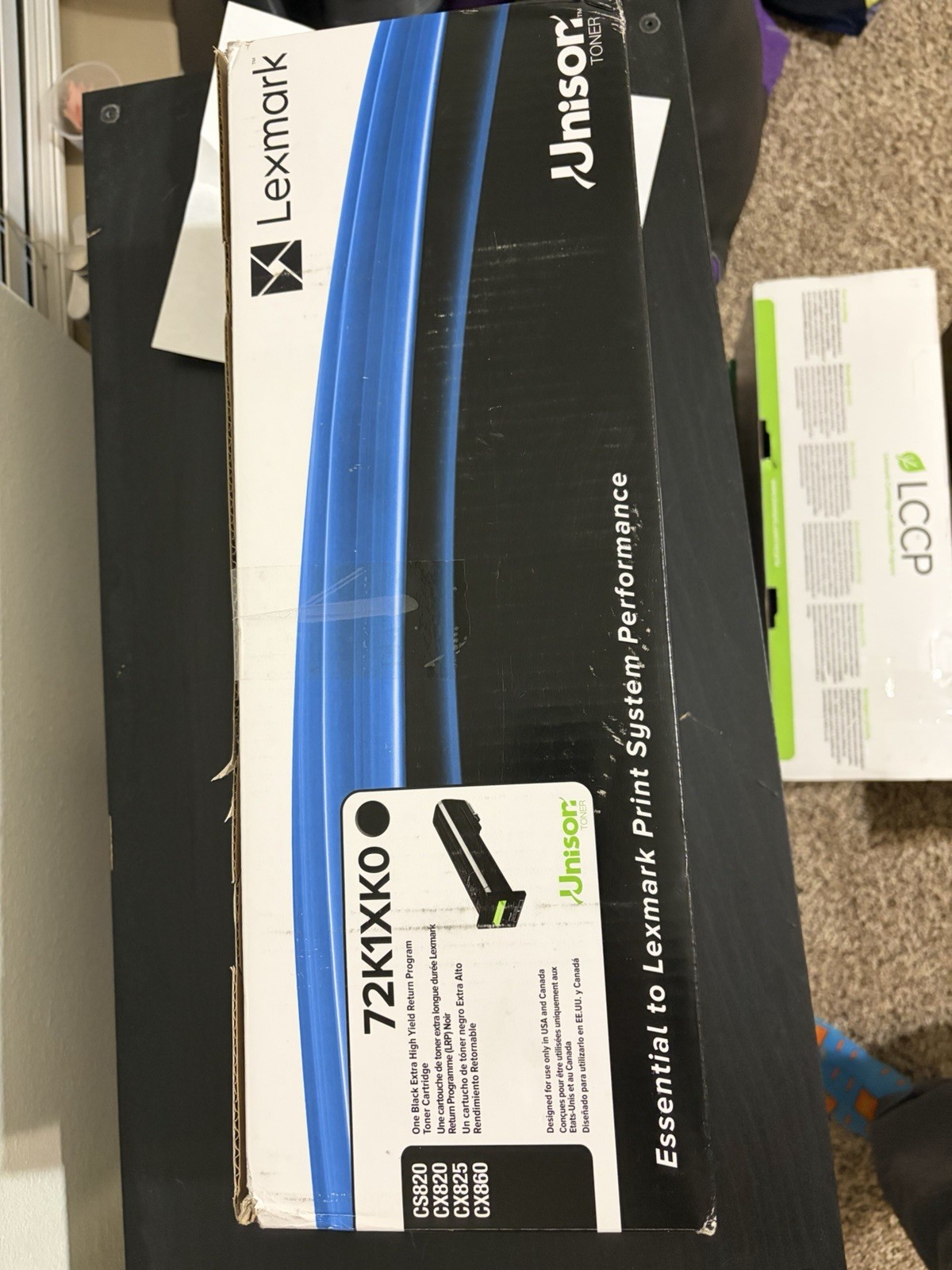 Lexmark 72K1XK0 Black Drum for CS820 CX820 CX825 CX860