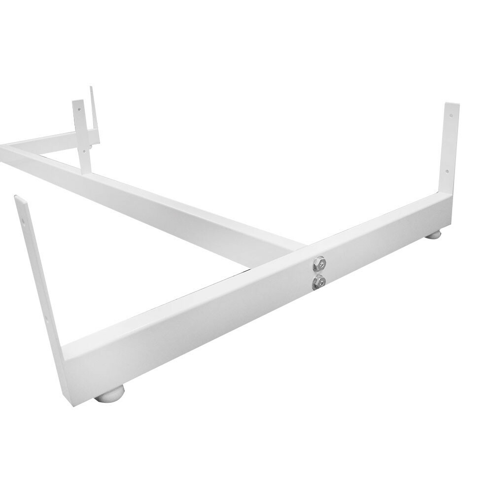 WHITE Gondola Base Floor Stand Display Gridwall Grid Panel Retail Fixture 50x25