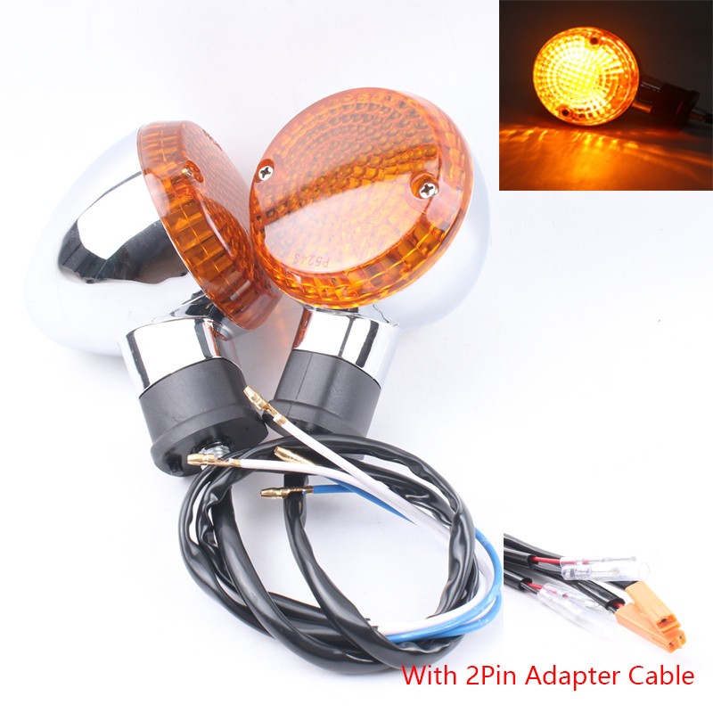 Motorcycle Rear Signal Light (L+R) For Kawasaki VULCAN1500 MEAN STREAK 2002 2003
