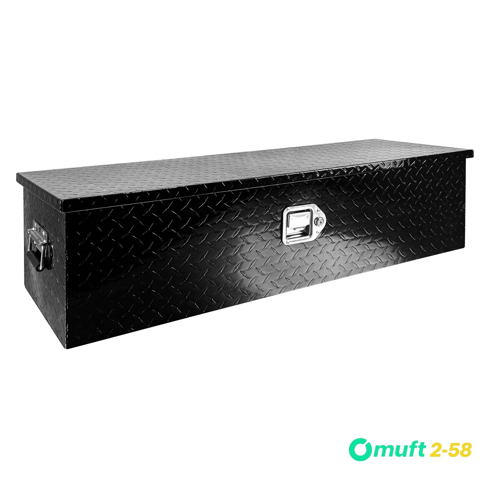 Black Aluminum Tool Box 39"X13"X10" Pickup RV Truck Trailer Underbody Storage