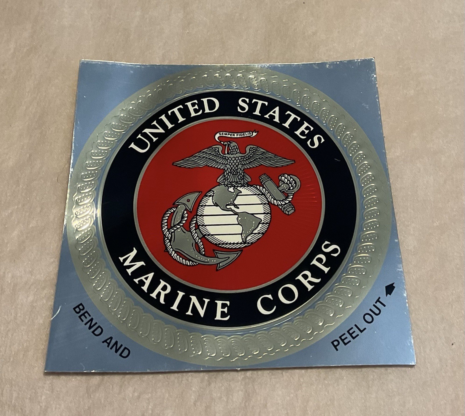 USMC Foil Type 4" Sticker
