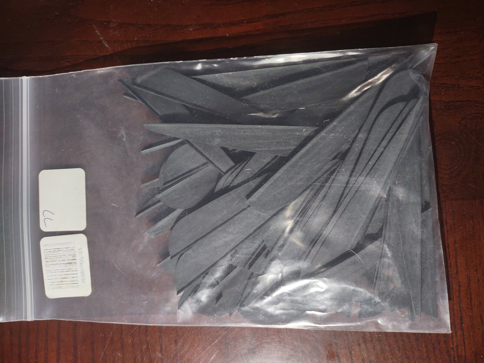77 Black Fletches Vanes