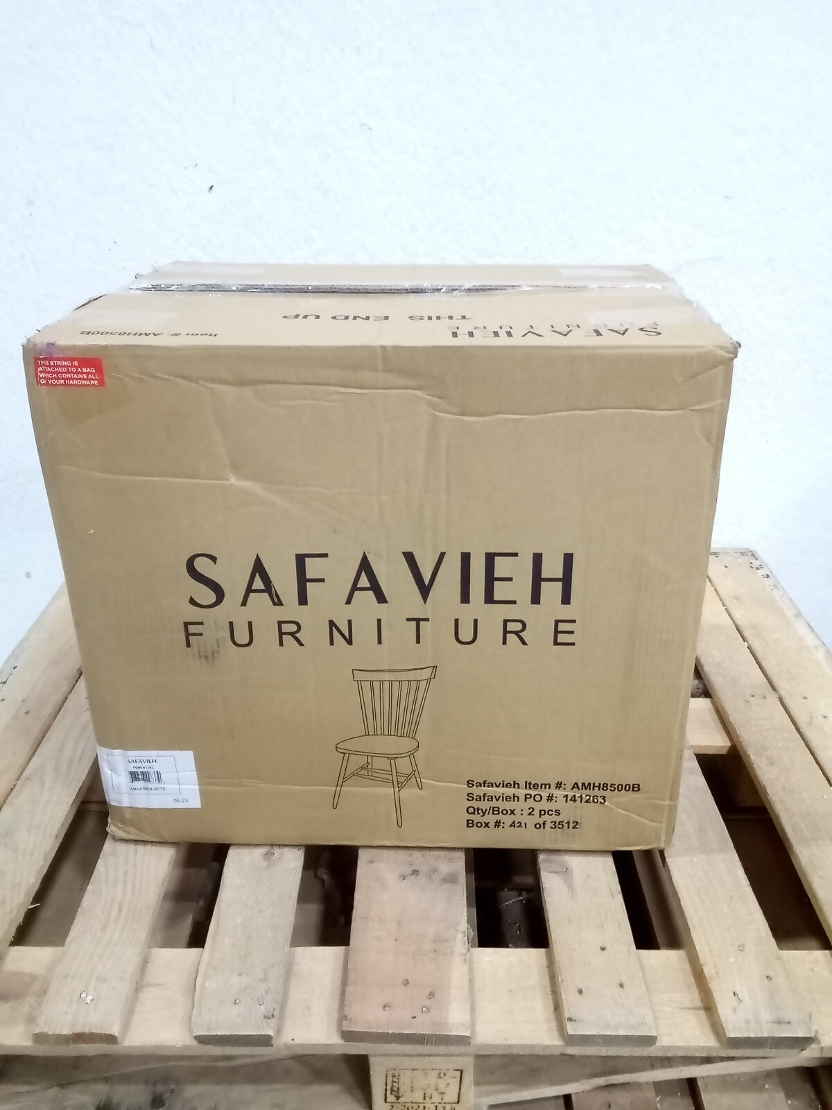Safavieh Spindle Dining Chair ( Set Of 2), Reduced Price 2172722405 AMH8500B