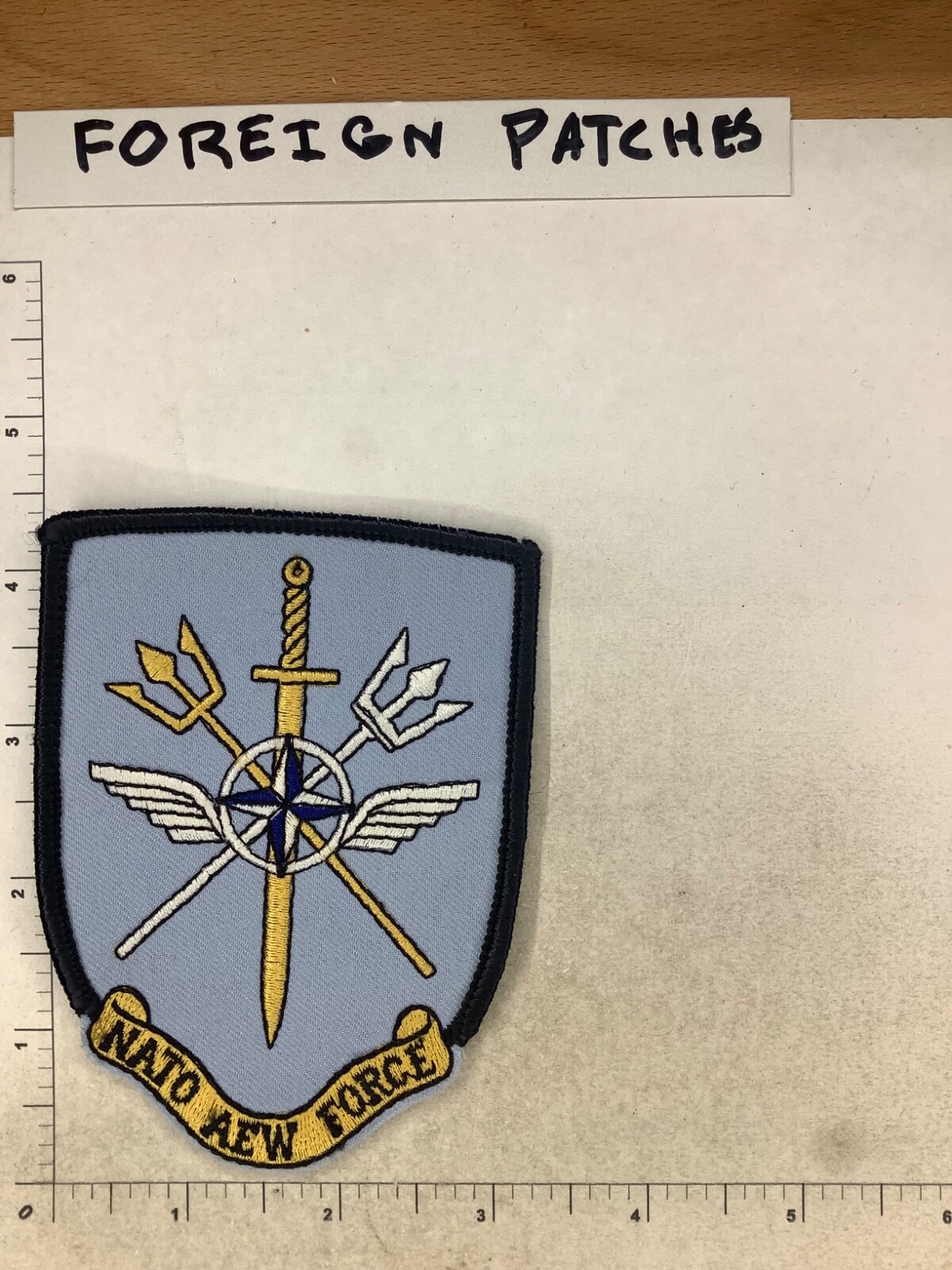 NATO AIRBORNE EARLY WARNING FORCE PATCH