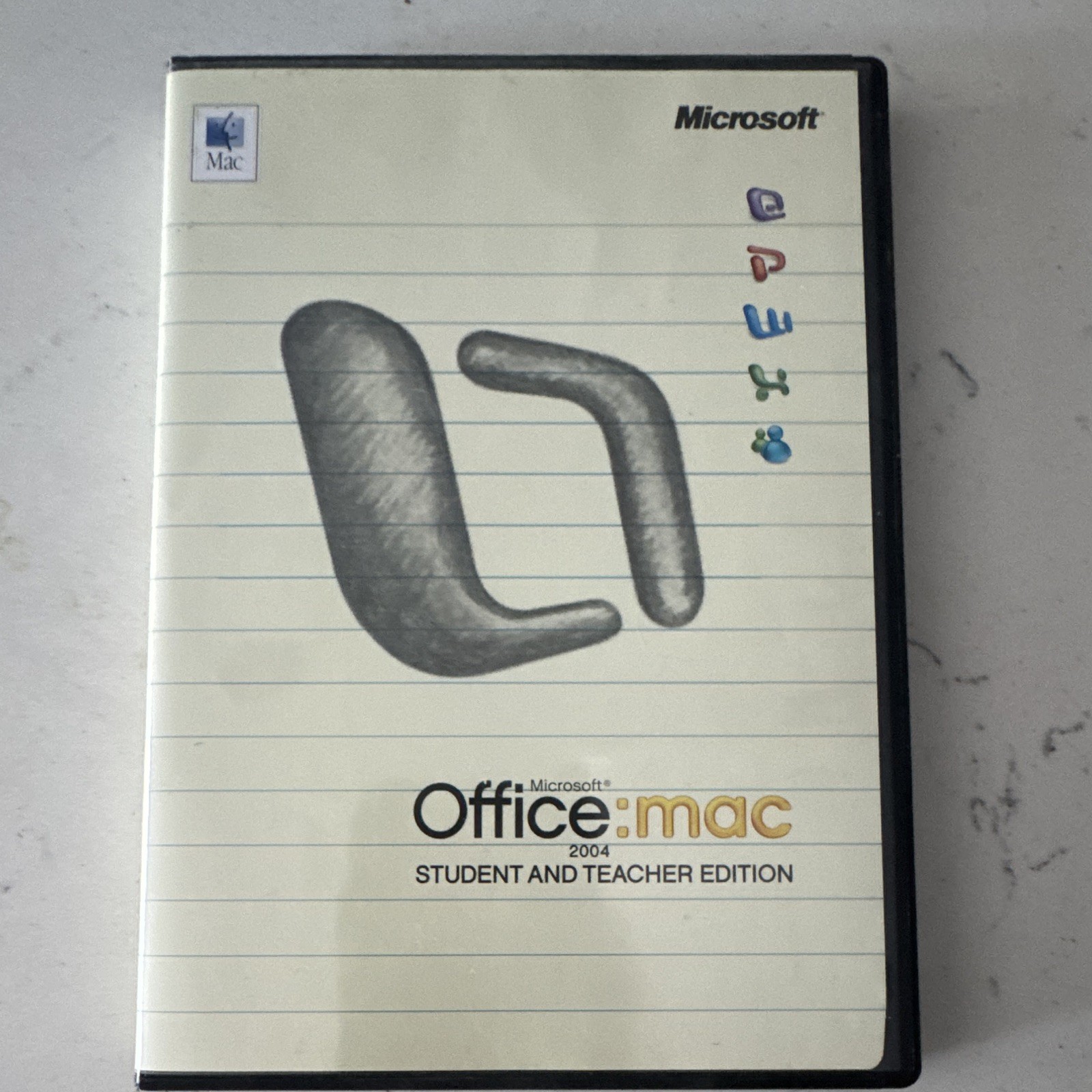 Microsoft Office 2004 for Mac Student & Teacher Edition CD Academic, 3 Devices