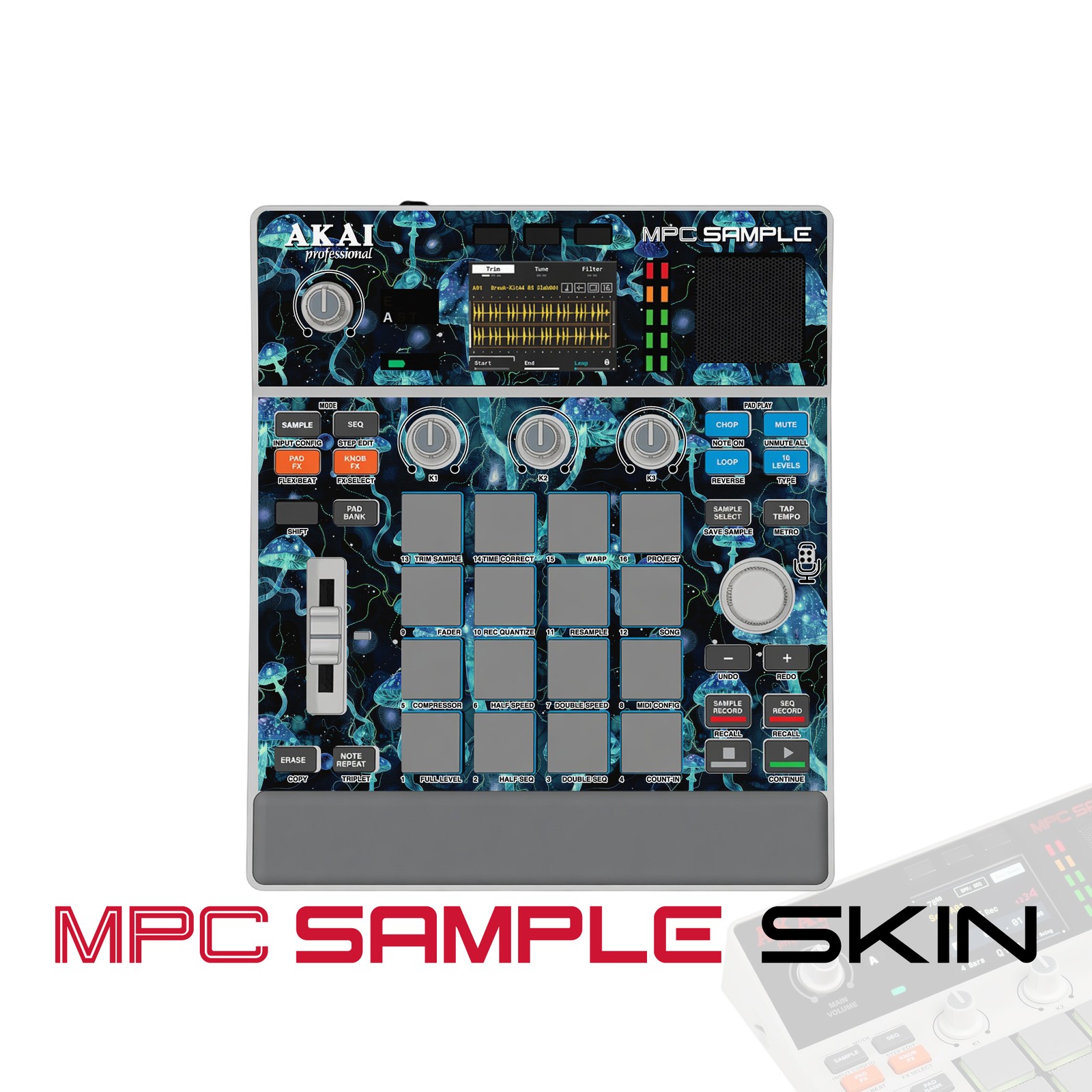 Akai MPC Sample Skin / Deep Sea Jellyfish