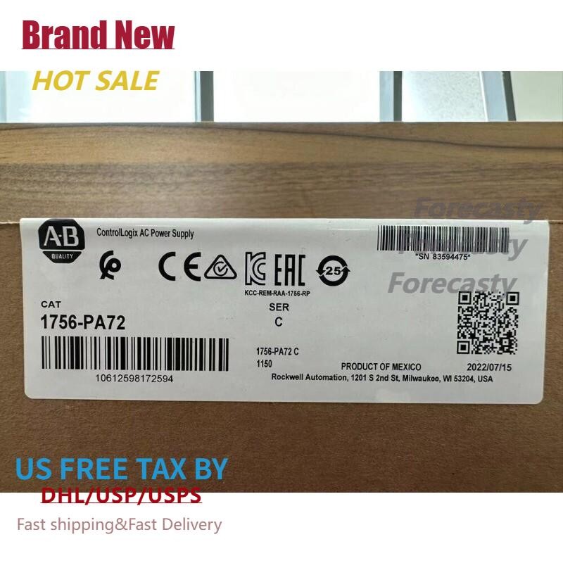 1756-PA72  New Sealed AB ControlLogix AC Power Supply 1756PA72 Fast