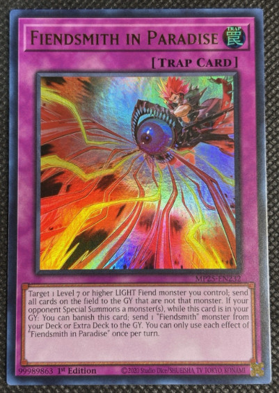 YuGiOh! - Fiendsmith in Paradise - MP25-EN232 - Ultra Rare - NM/M