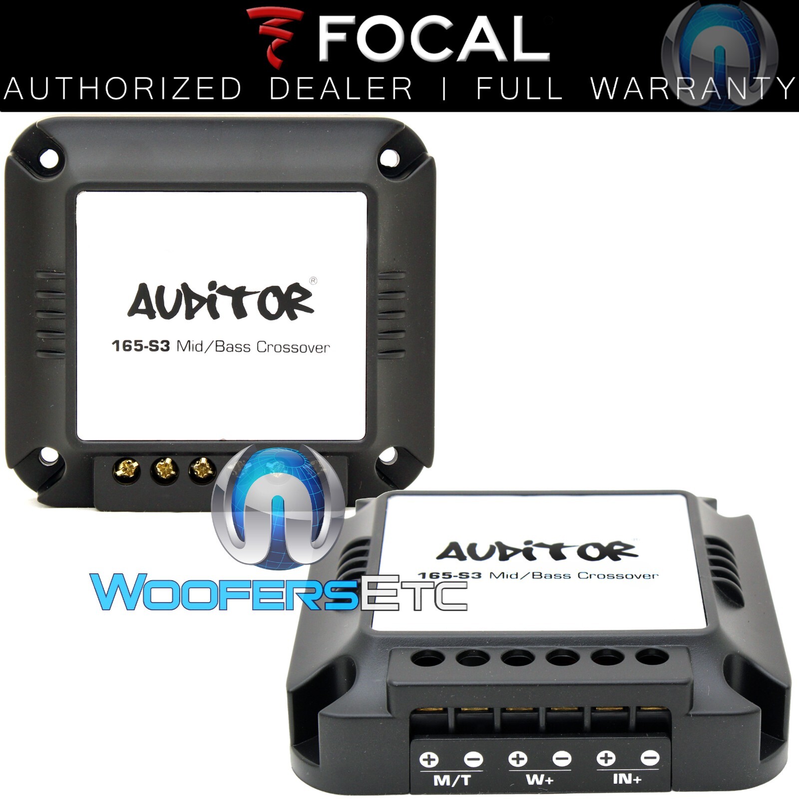 FOCAL AUDITOR RIP-XO165-S3 CAR 2-WAY MID BASS MIDWOOFERS TWEETERS CROSSOVERS NEW