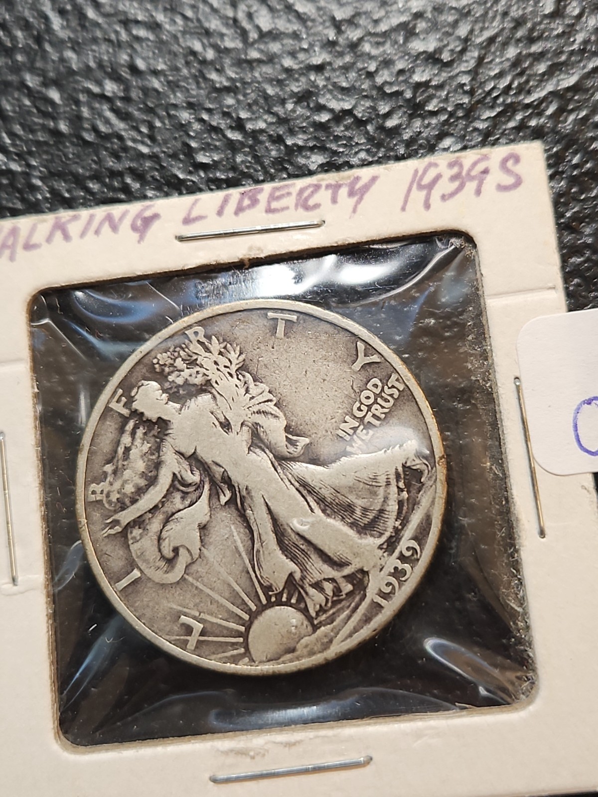 1939 s walking liberty half dollar #0691