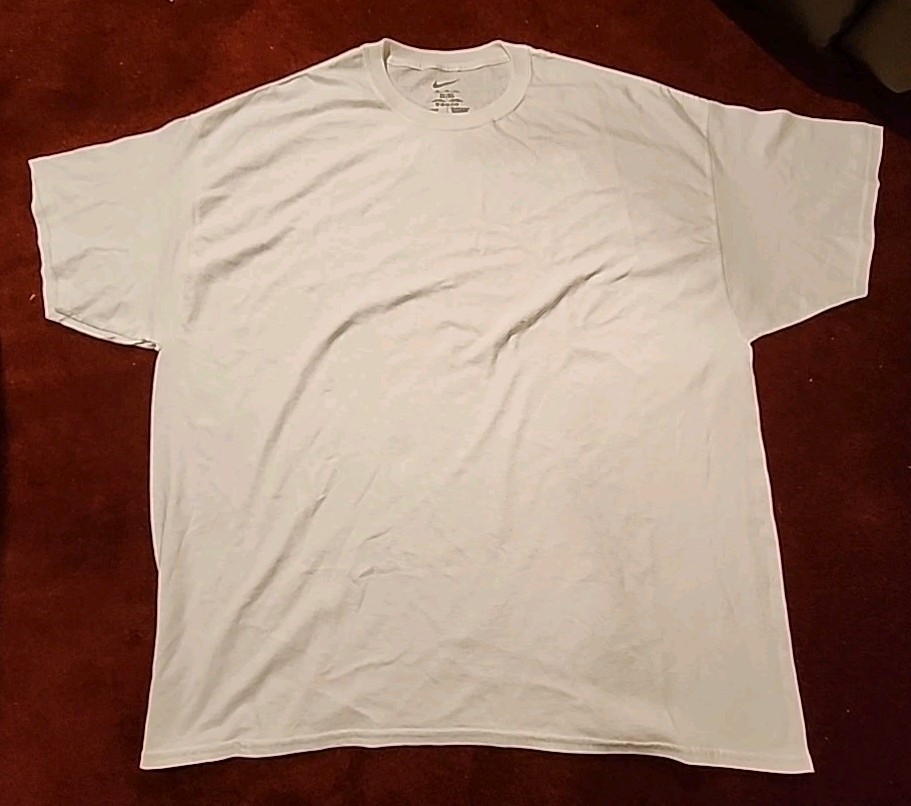Nike XL White Tshirt 100% Cotton NEW