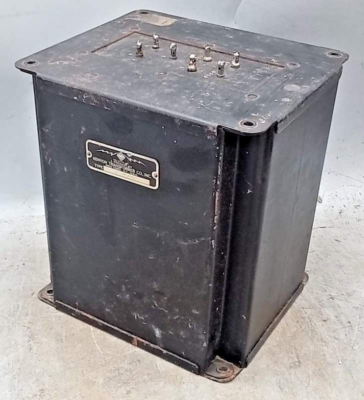 KENYON T-470 MODULATION OUTPUT TRANSFORMER 203A - 150T - TUBES