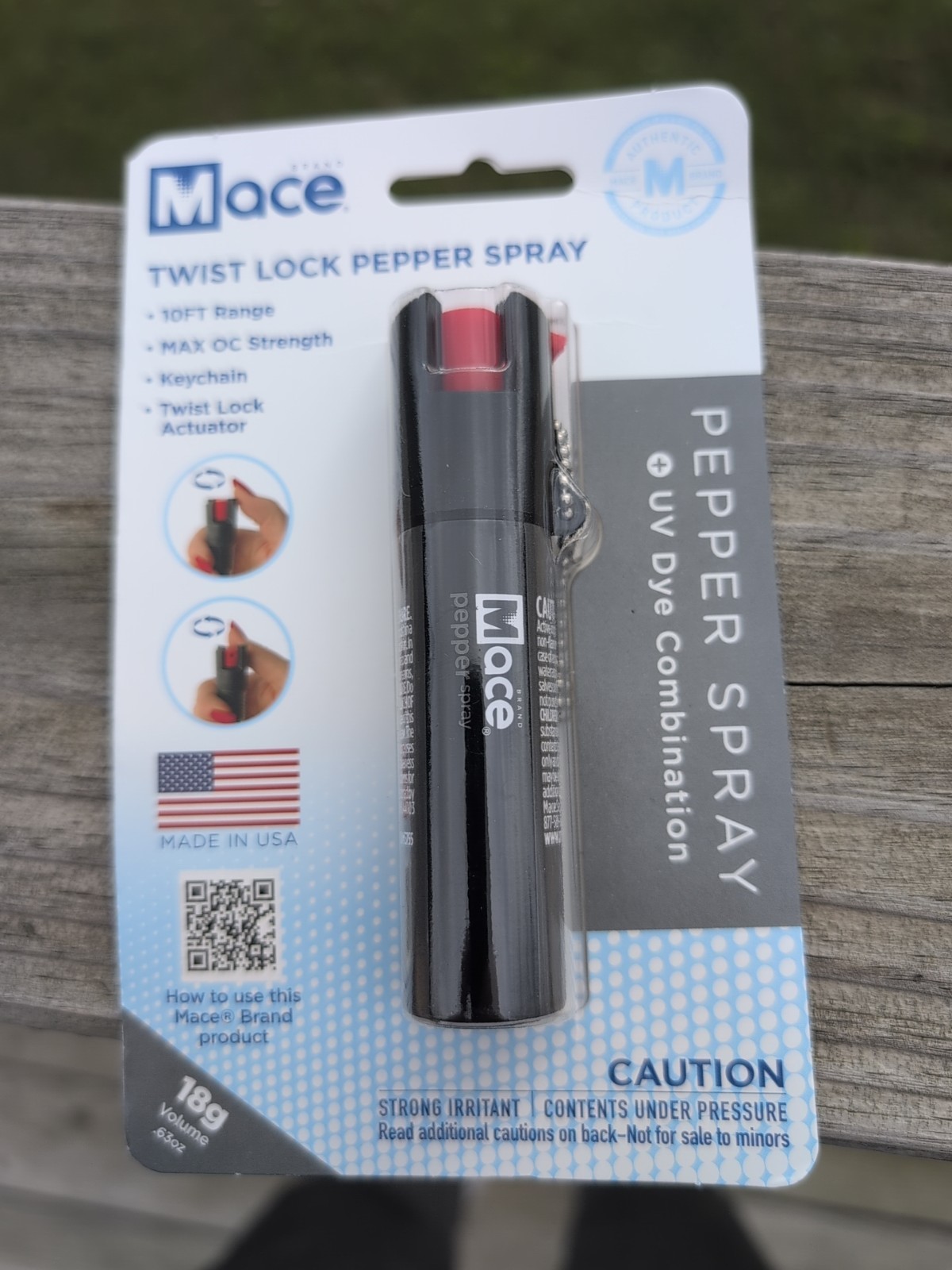 Mace Twist Lock Pepper Spray Org 60014