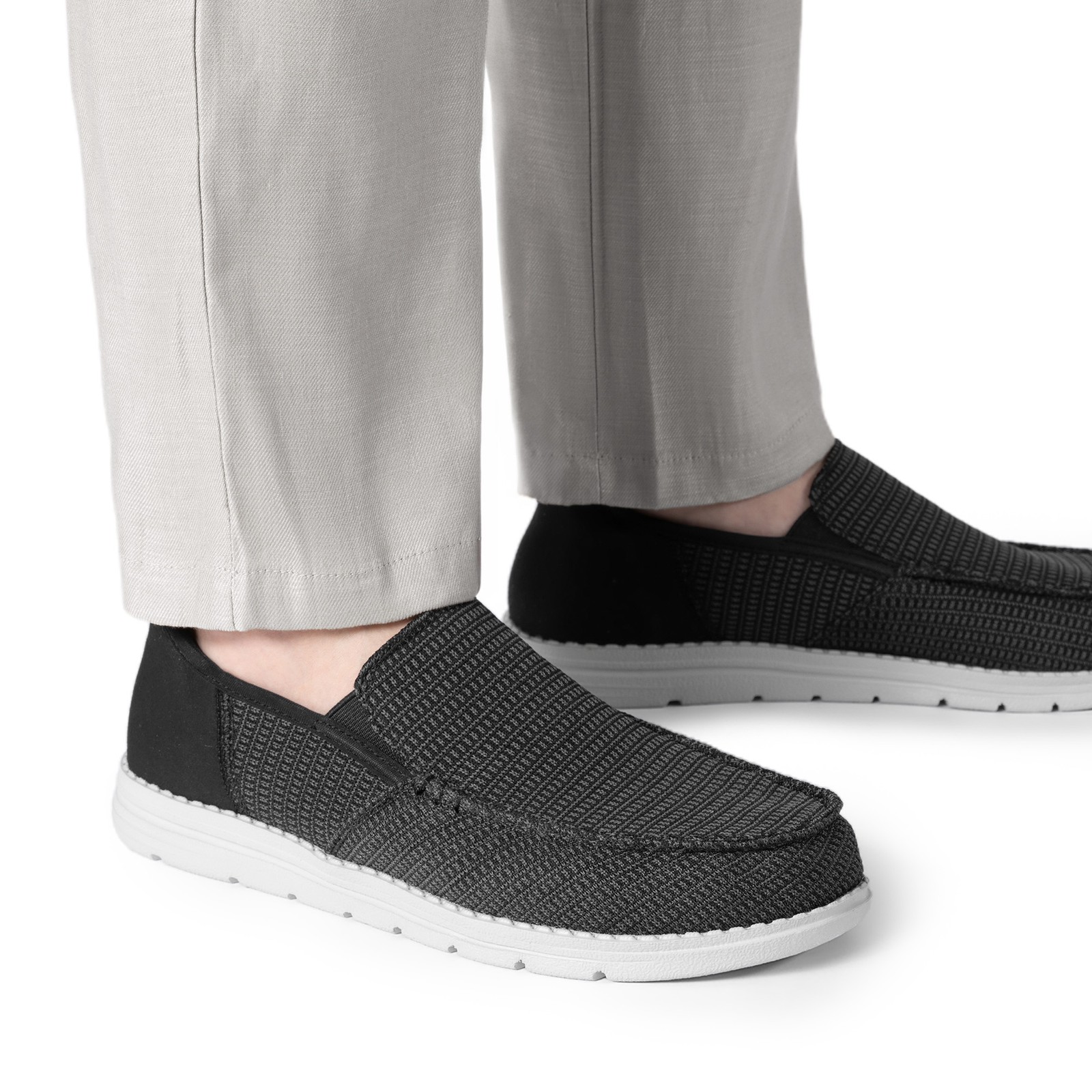 Men's Casual Slip-on Loafers Step in Shoes for Men Parks Offices