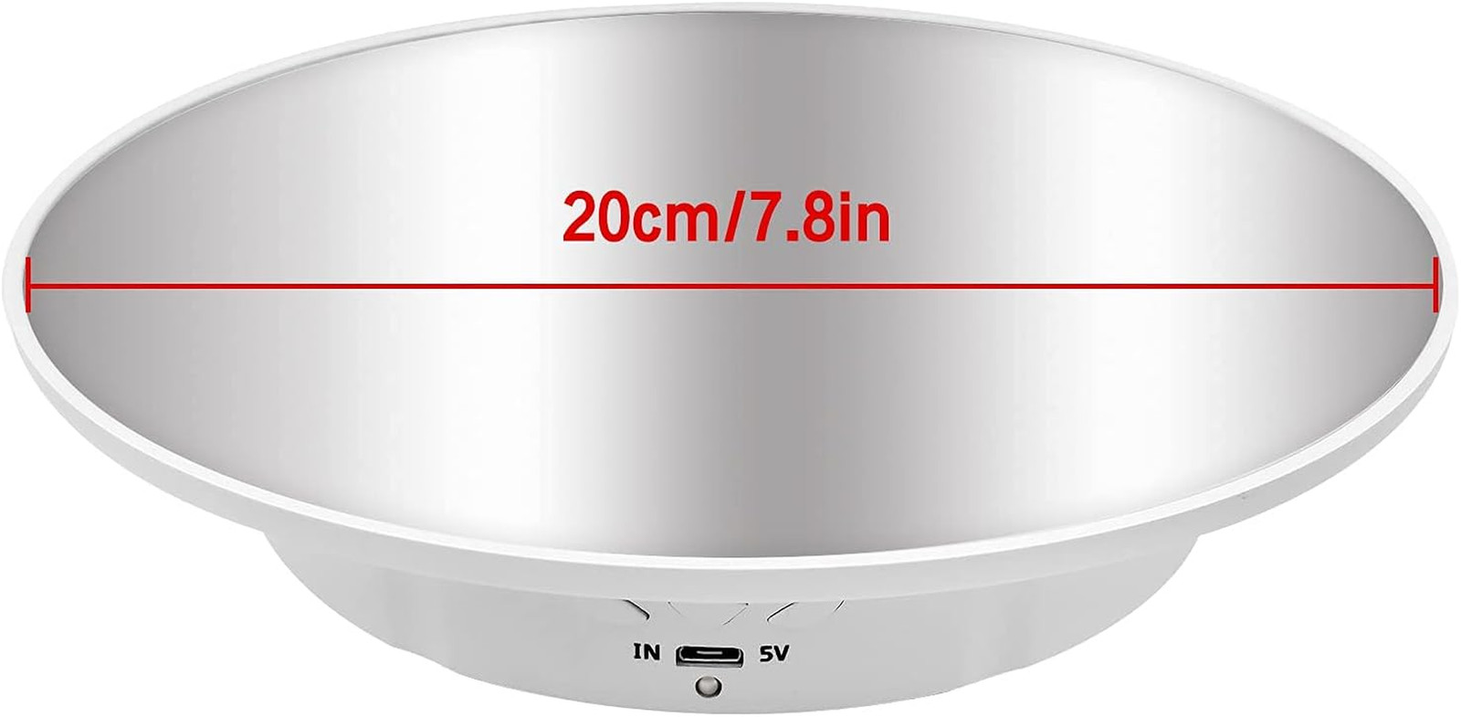 Motorized Rotating Display Stand,7.87Inch /17.6LB Load