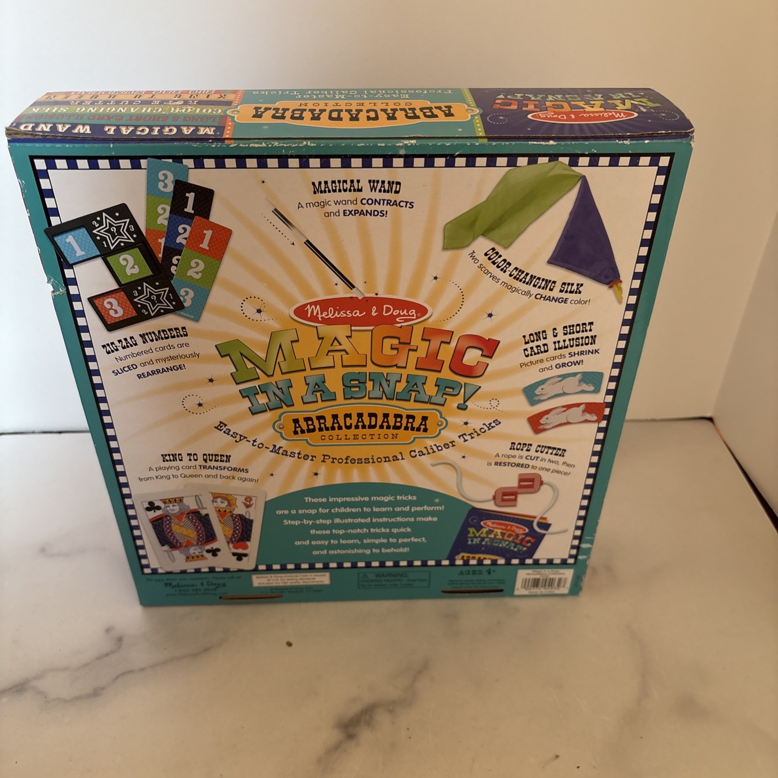 Melissa & Doug Magic in a Snap! Abracadabra Collection Magic Tricks Set NEW