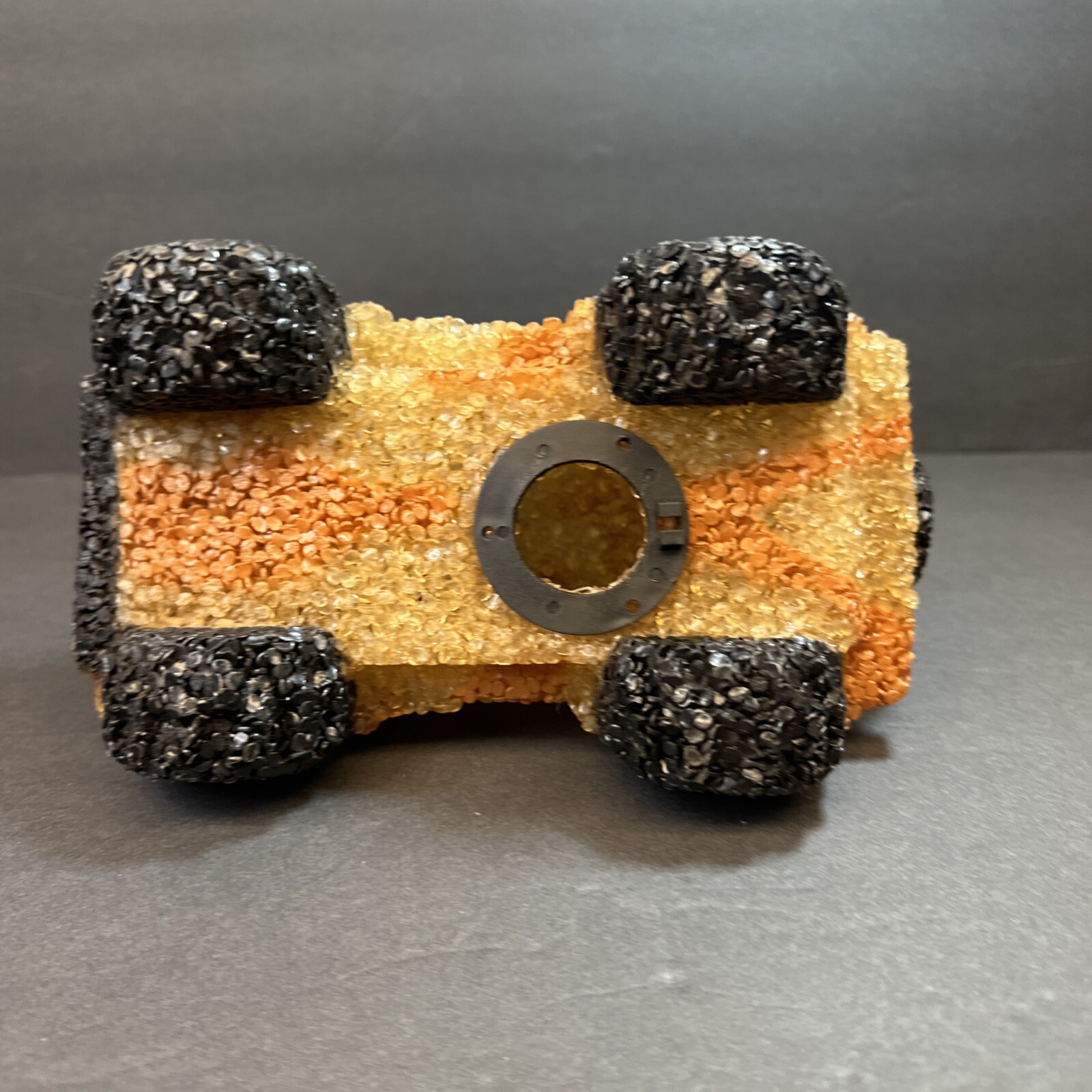 Melted Popcorn Plastic Jeep Night Light Desk Lamp EUC Off Roading Fourwheeling