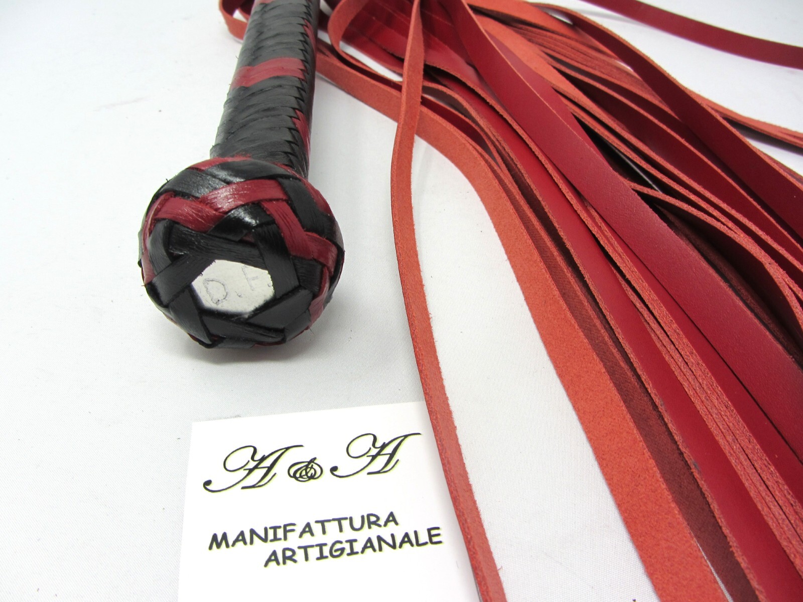 Flogger ITALIAN Cowhide High-Quality Handcrafted BDSM
