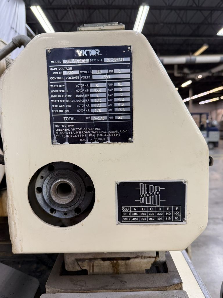Victor JMC-600AGC Universal Automatic Cylindrical Centerless Precision Grinder