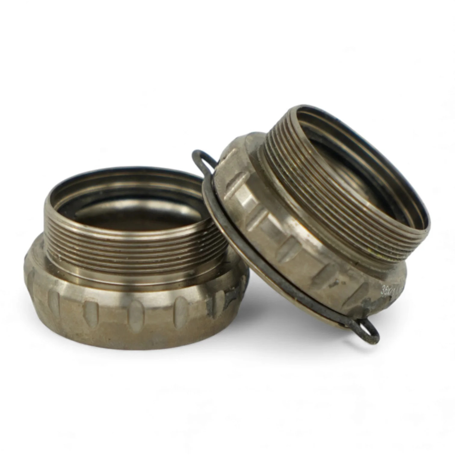 Campagnolo Record Bottom Bracket Cups Italian Threaded for Road Bike (Pair)