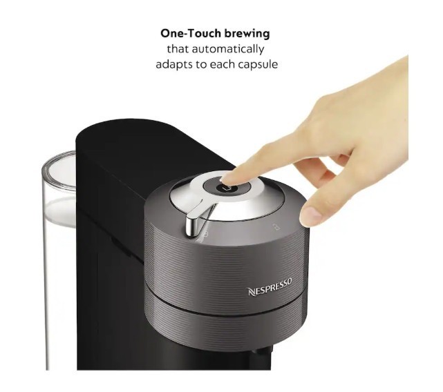 Nespresso Vertuo Next Coffee & Espresso Maker, Machine Only, Dark Gray