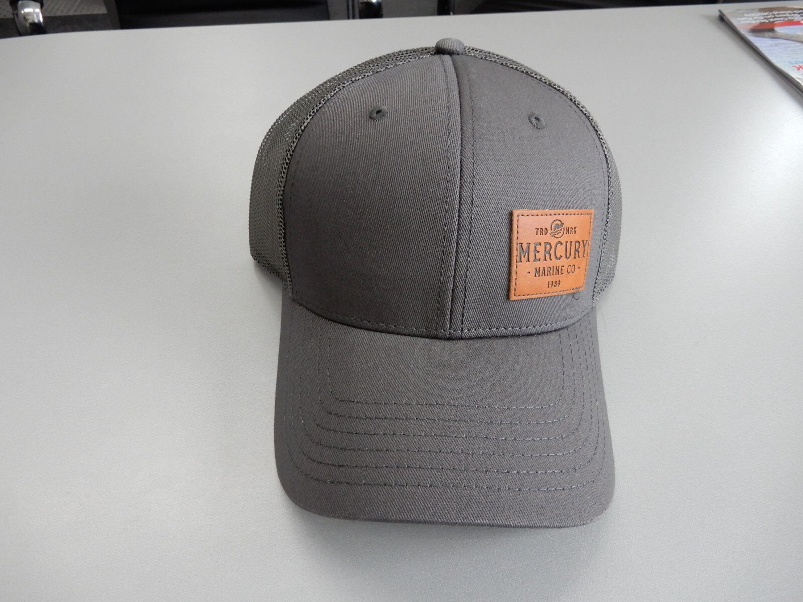 MERCURY OUTBOARDS MARINE COMPANY CHARCOAL HAT CAP