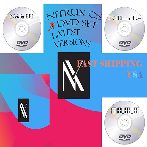 Nitux Linux Desktop 3 DVD Set advanced hardware support latest version