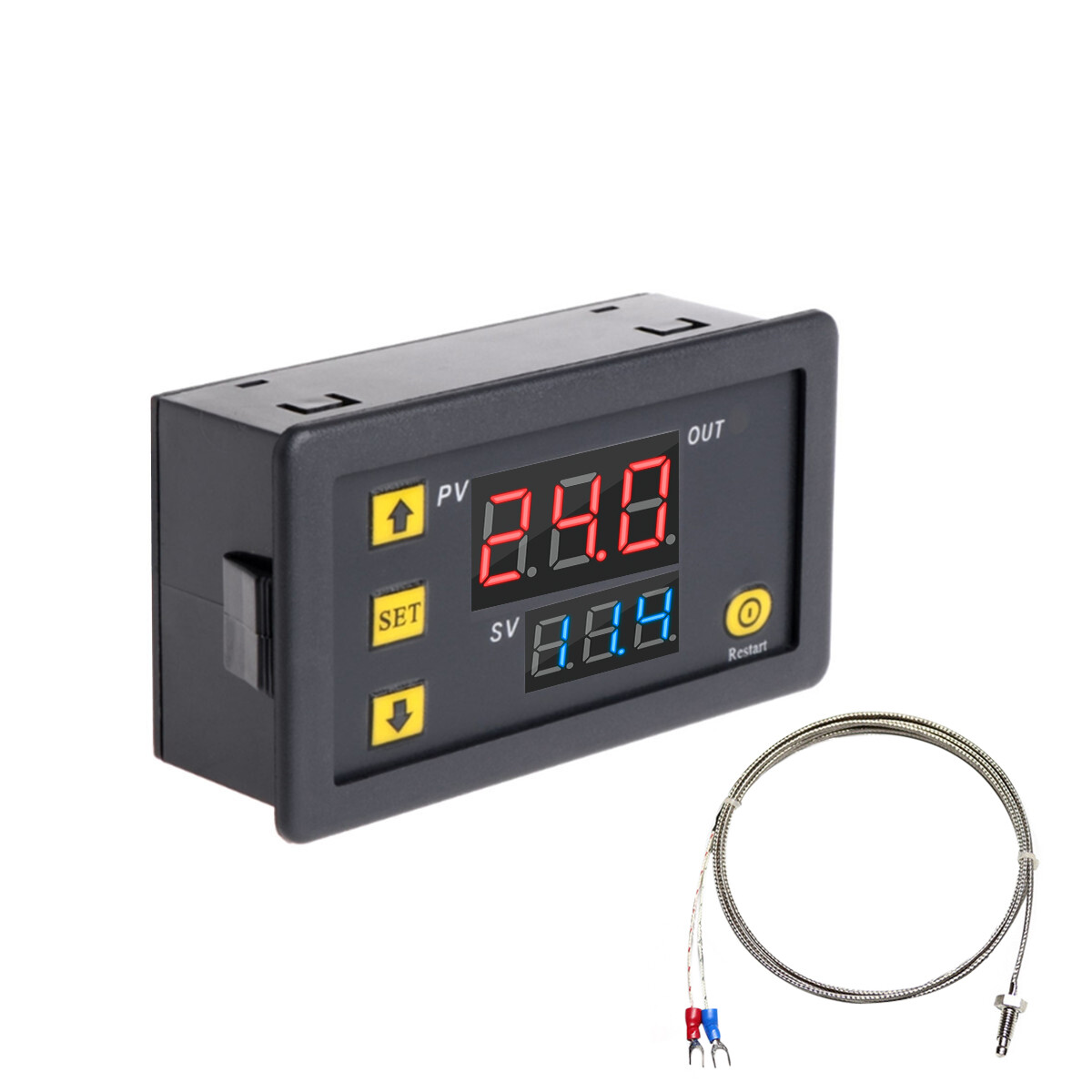 DC 5V Digital Temperature Controller K Type Thermocouple Sensor Thermostat