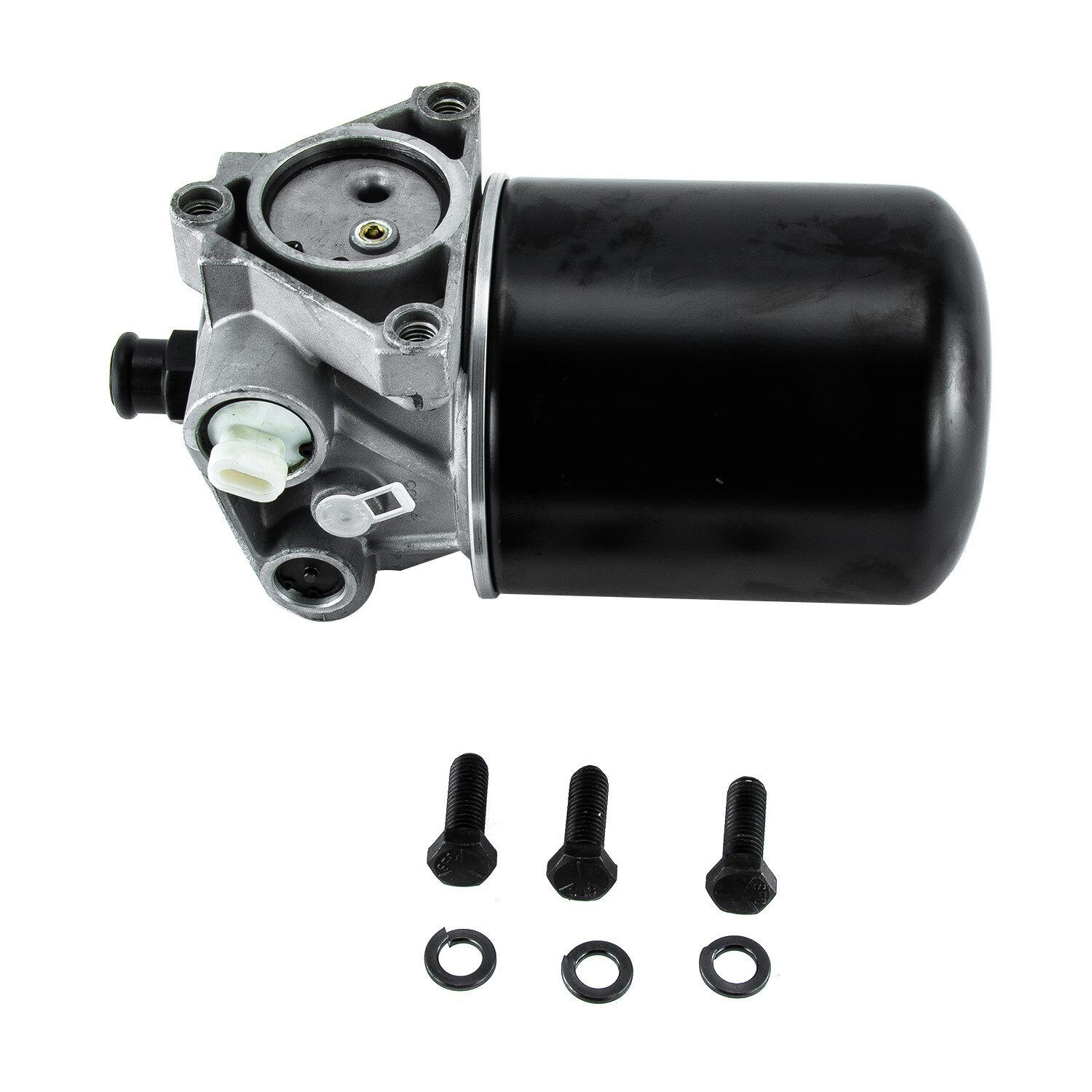 New Black 12V Air Dryer SAE Ports 1/2" In/Out REPLACES 800887 065691 170.065691
