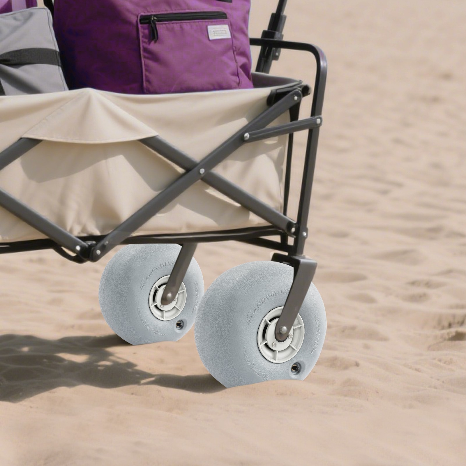 Balloon Beach Sand Tire, Beach Balloon Wheel, 2pcs Beach Cart Tires