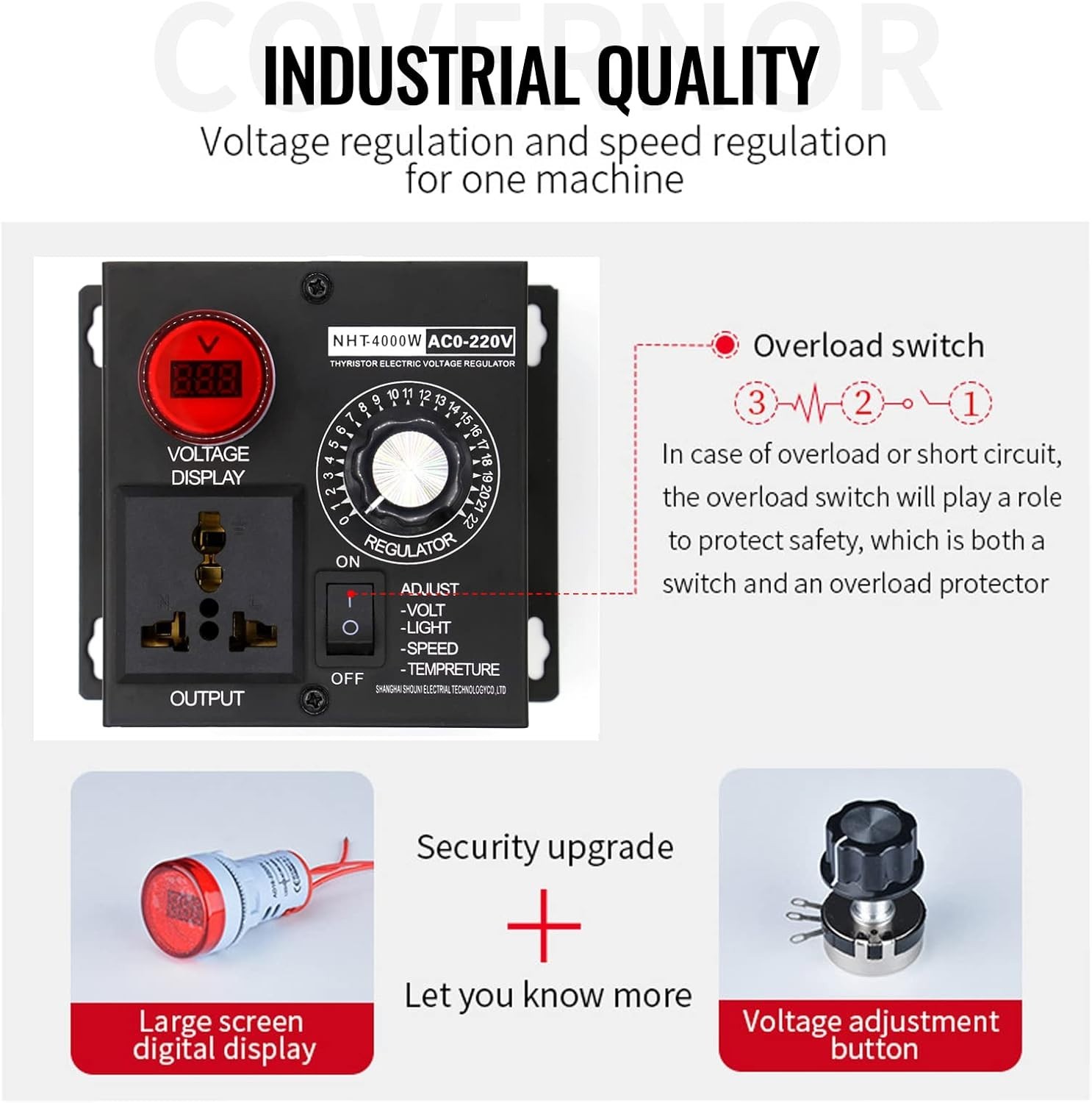 Bi-Directional Motor Speed Controller - 15A, Ideal for Experiments and DIY Tasks