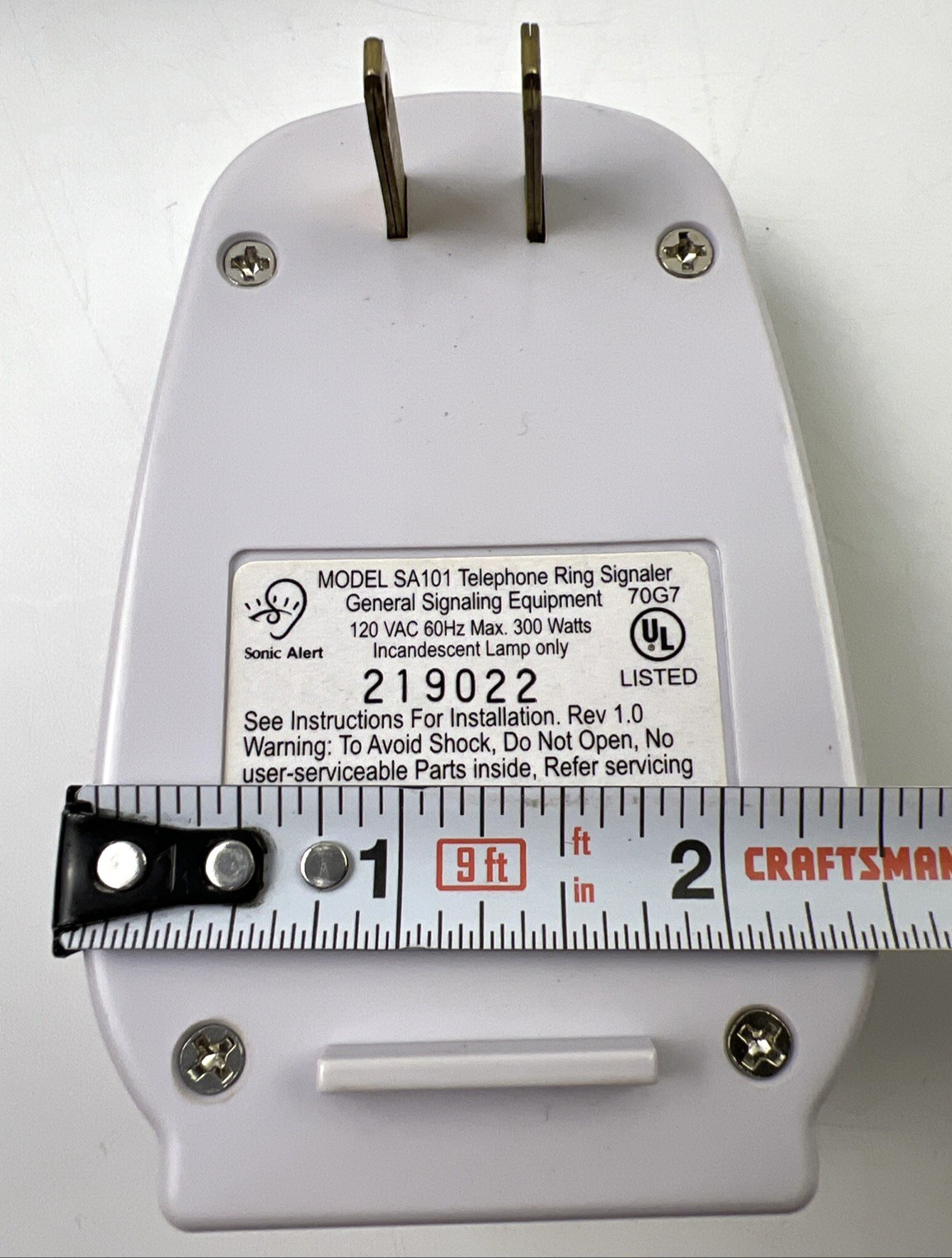 Sonic Alert DB200 Wireless Doorbell Signaler Transmitter