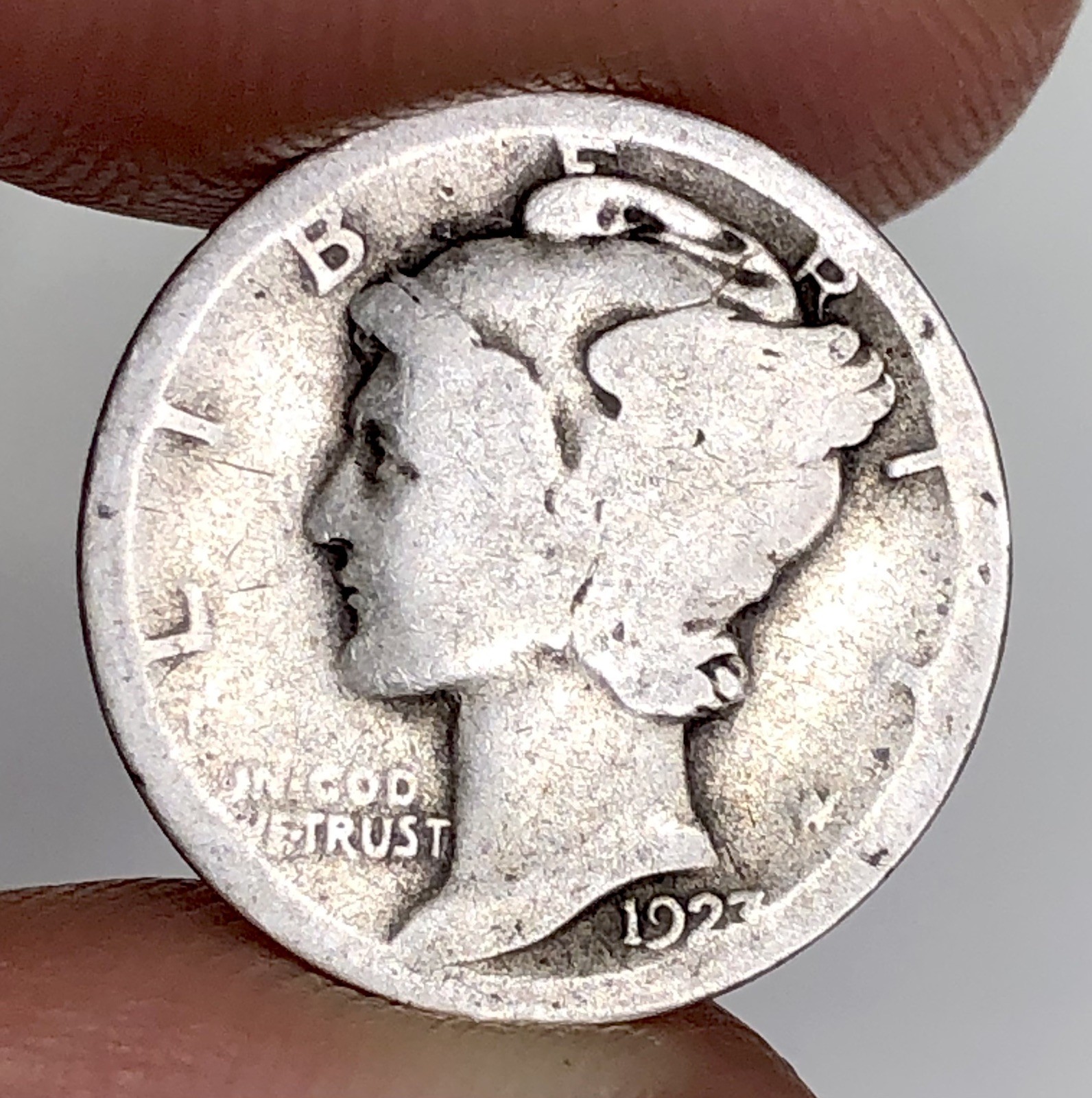 1923 Mercury Dime - .900 Silver Constitutional Coin