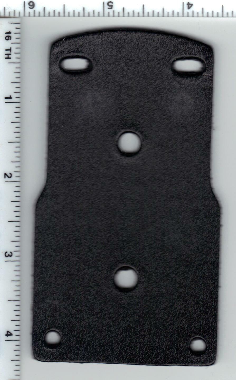 New York City Police-Style-Leather Backer hold Shield/Nameplate/1-Citation