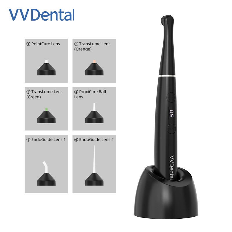 Dental LED Curing Light Wireless Teeth Orthodontics 1s Resin Cure Lamp Cordless