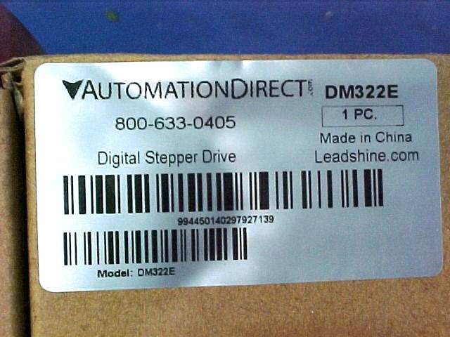 AUTOMATION DIRECT DIGITAL STEPPER DRIVE Microstep driver DM322E SI