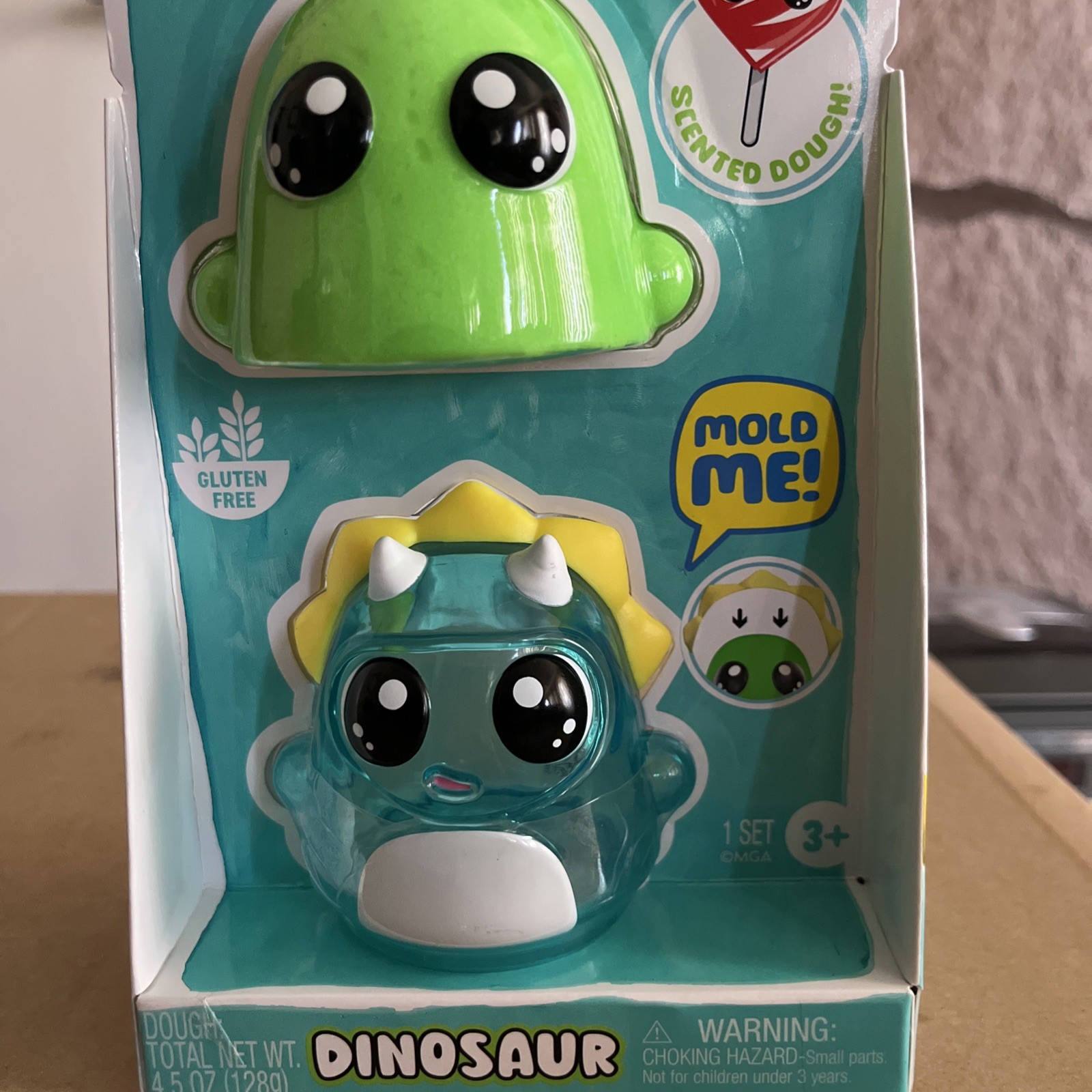 DohKins Dino Single Pack Character - Scented Dough that Never Dries, Ages 3+