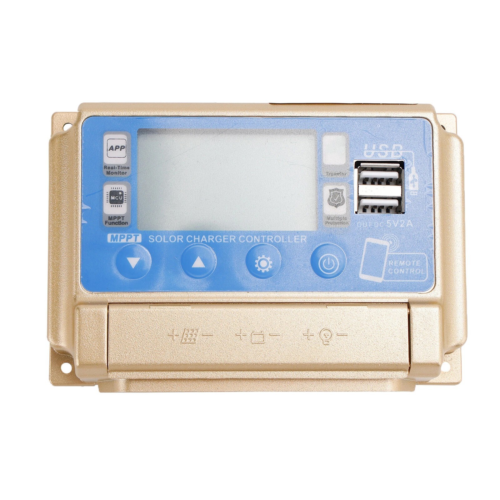 MPPT Solar Charge Controller 50A with Low Heat Generation Design for 12V 24V