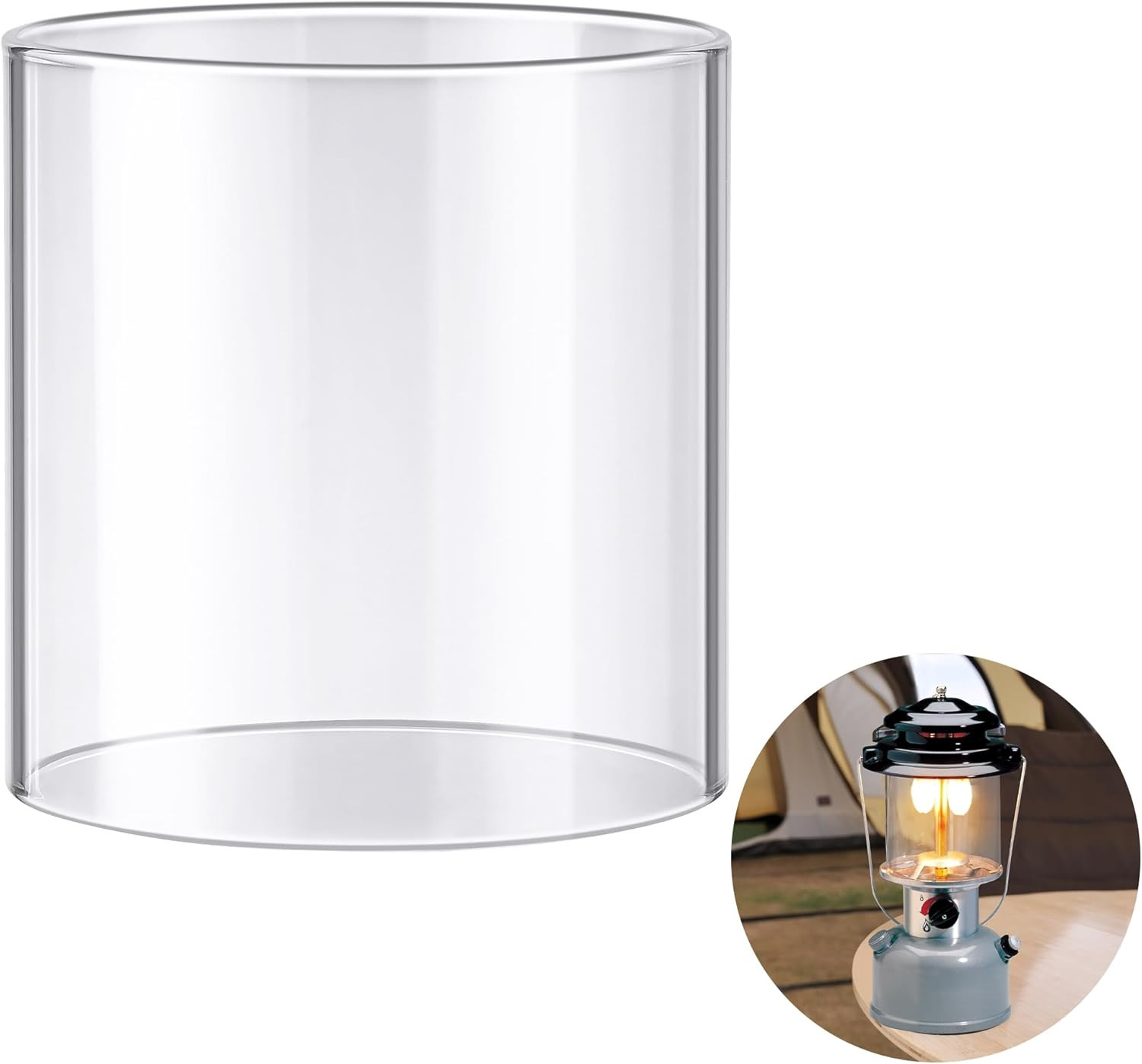 Clear Replacement Globe for Coleman Propane Lanterns - Outdoor Camping Essential