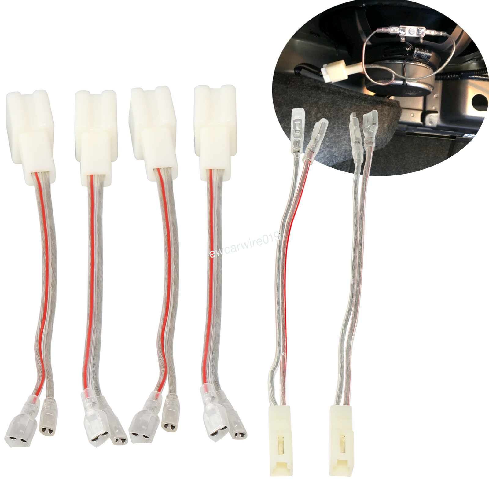 Dash Tweeter Door Speaker Wire Harness Adapter For Nissan Altima 370z 2009-2011