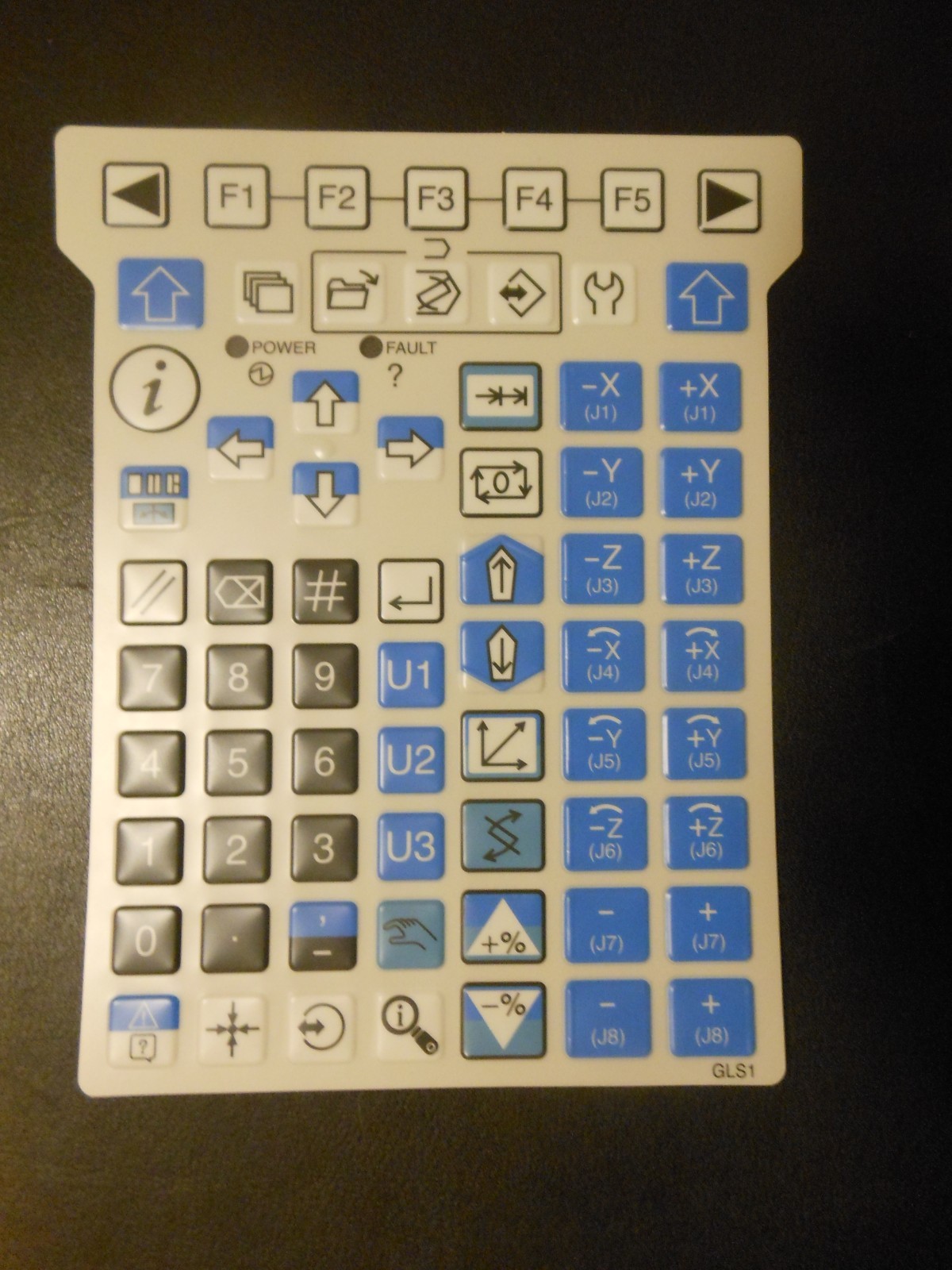New FANUC GLS1 Teach Pendant Membrane Keysheet KeyPad Overlay (Type 2)