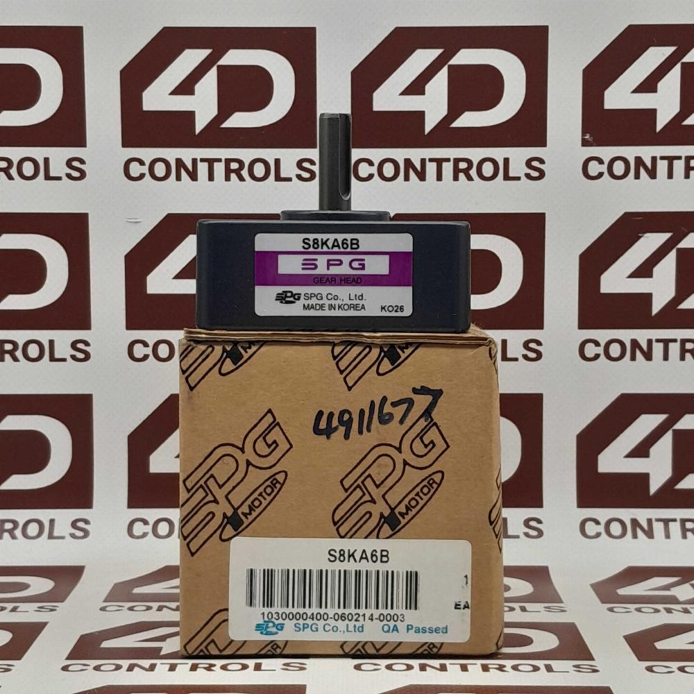 S8KA6B | SPG | Gear Head, 80mm, 6:1, 250RPM, 0.45NM, Opened
